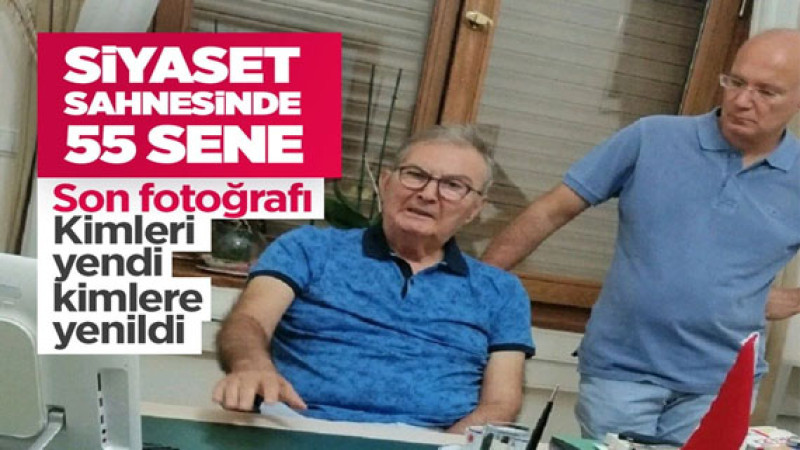 Deniz Baykal'ın son fotoğrafı! Siyasette geçen 55 yıl