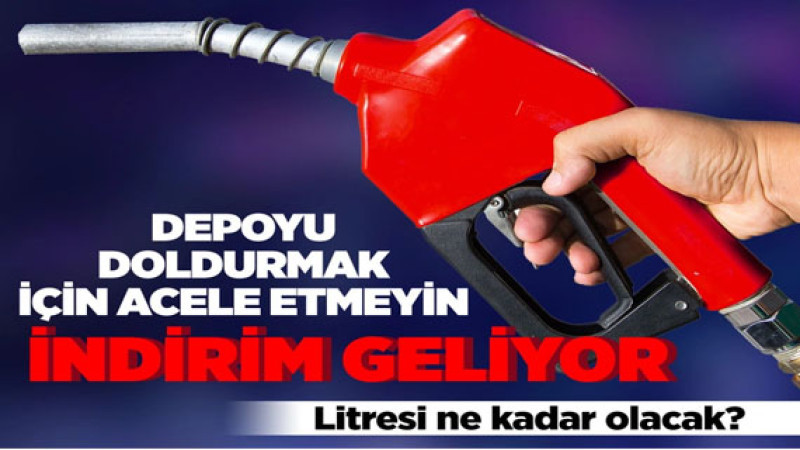 Motorine kallavi zam sonrası indirim geliyor! Motorinin litresi ne kadar olacak?