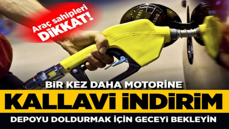 Motorin fiyatlarına bu gece indirim gelecek! 21 Kasım 2023 Pazar akaryakıt fiyatları 