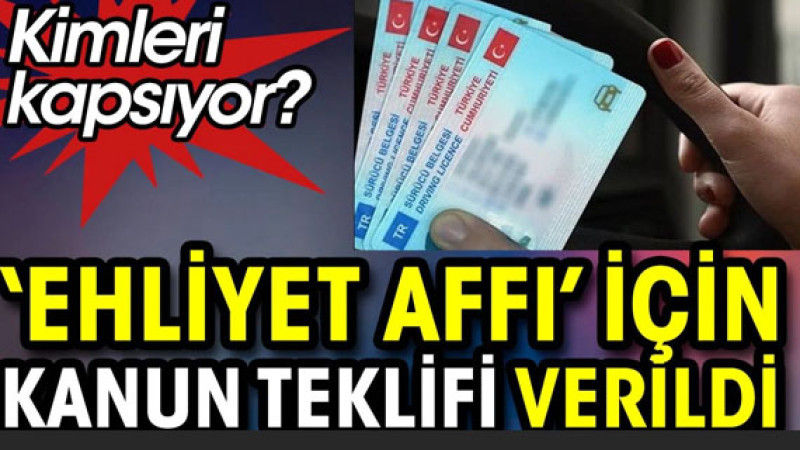 Mustafa Sarıgül’den ehliyet affına destek çağrısı