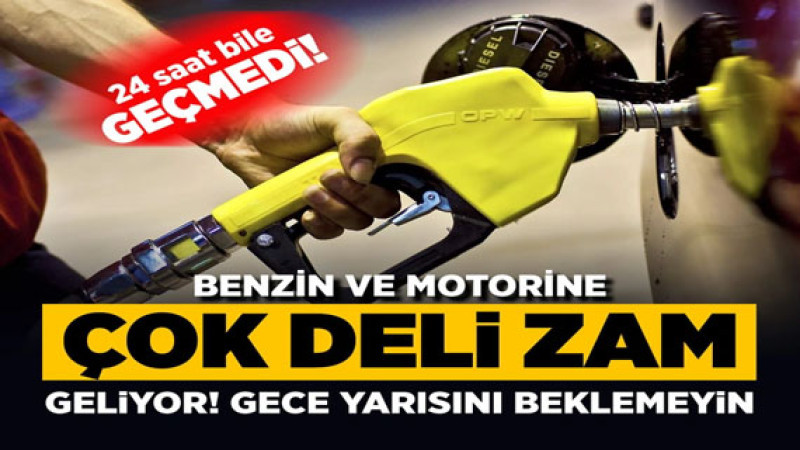 Akaryakıtta rekor zam geliyor! Motorin 44, lirayı geçecek!