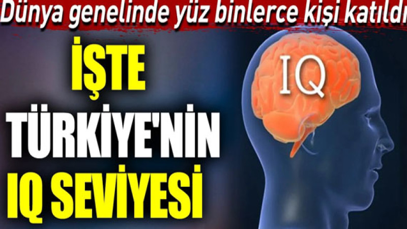 Dünya ülkelerinin zeka seviyeleri açıklandı: Türkiye 73. sırada