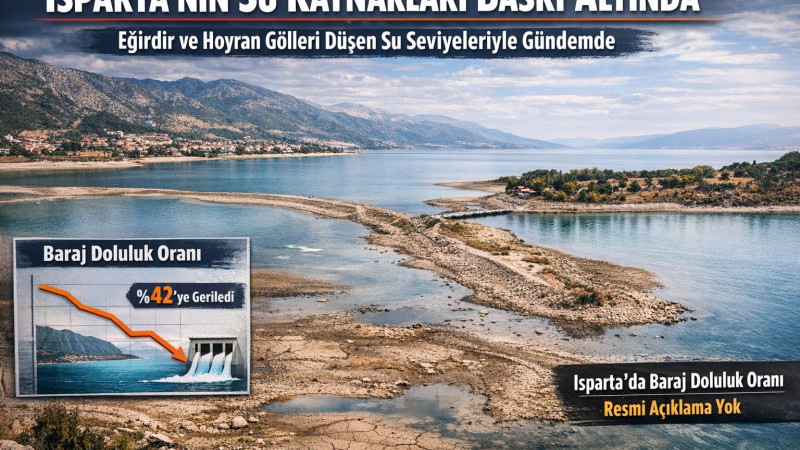 Isparta’da su krizi mi var? Isparta baraj doluluk oranı nedir, kaç günlük su kaldı?