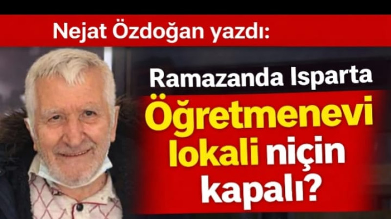 Ramazan’da Öğretmenevi Neden Kapalı?