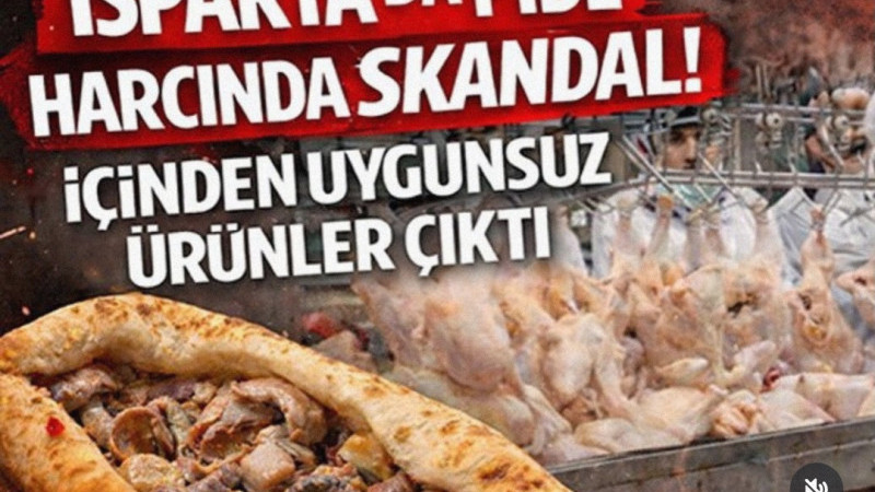 Isparta’da Pide Harcında Skandal!