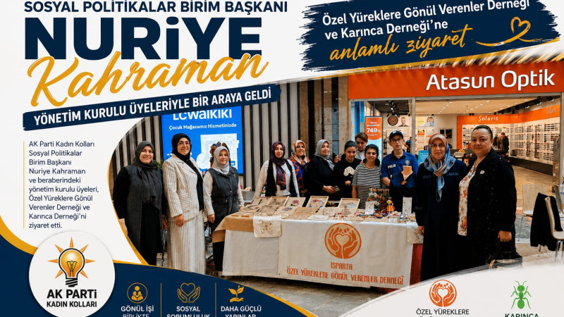 AK Parti Kadın Kolları’ndan anlamlı ziyaret