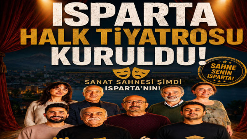 ISPARTA HALK TİYATROSU KURULDU