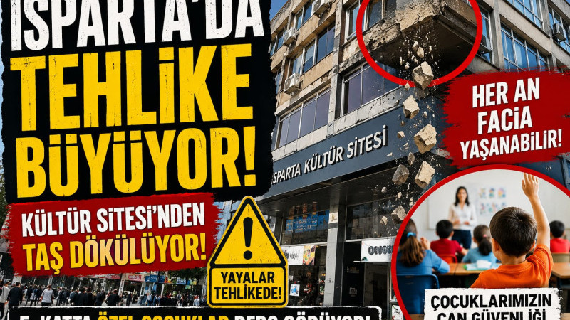 Isparta Kültür Sitesi’nde Tehlike Çanları: Dökülen Taşlar Facianın Habercisi mi?