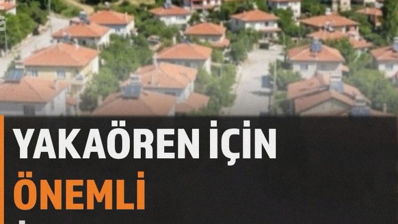 Isparta Belediyesi’nden Yakaören İçin Önemli İmar Duyurusu