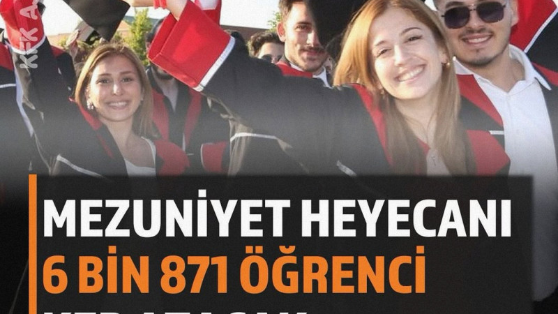 SDÜ’de Mezuniyet Heyecanı Başlıyor: 6 Bin 871 Öğrenci Kep Atacak
