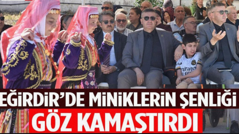 Eğirdir’de Miniklerin Şenliği Göz Kamaştırdı