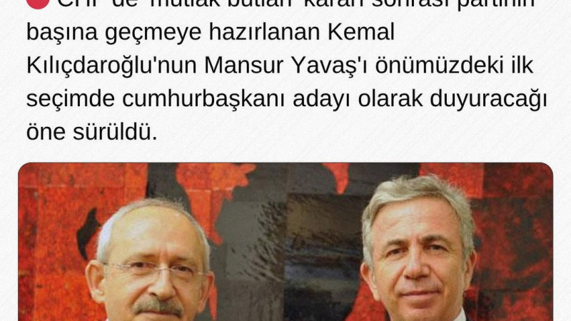  CHP’de ‘mutlak butlan’ kararı sonrası partinin başına geçmeye hazırlanan Kemal Kılıçdaroğlu’nun 