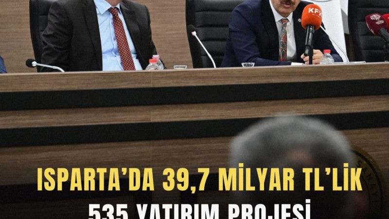 Isparta’da 2026 Yılı Üçüncü İl Koordinasyon Kurulu Toplantısı, Vali Abdullah Erin başkanlığında gerç