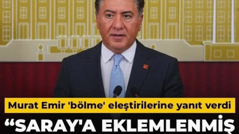 TBMM'de basın toplantısı düzenleyen CHP Grup Başkanvekili Murat Emir, gazetecilerin sorularını yanıt