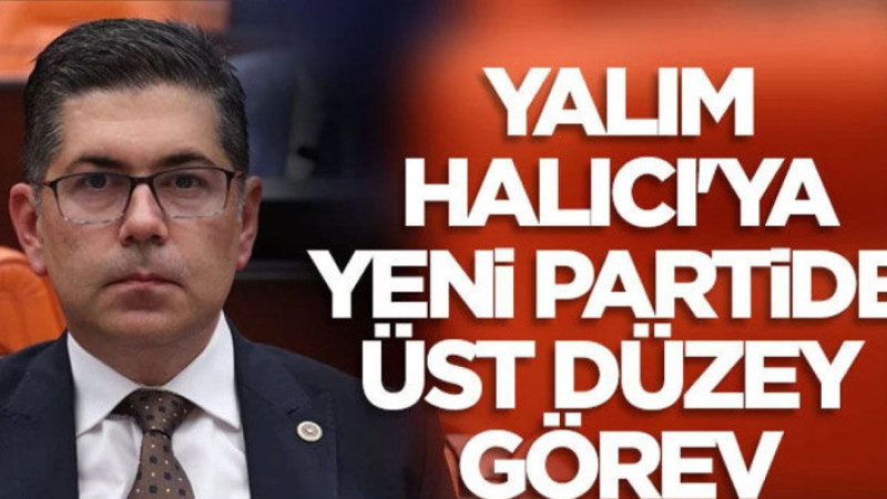 Hikmet Yalım Halıcı'ya Yeni Partide Üst Düzey Görev