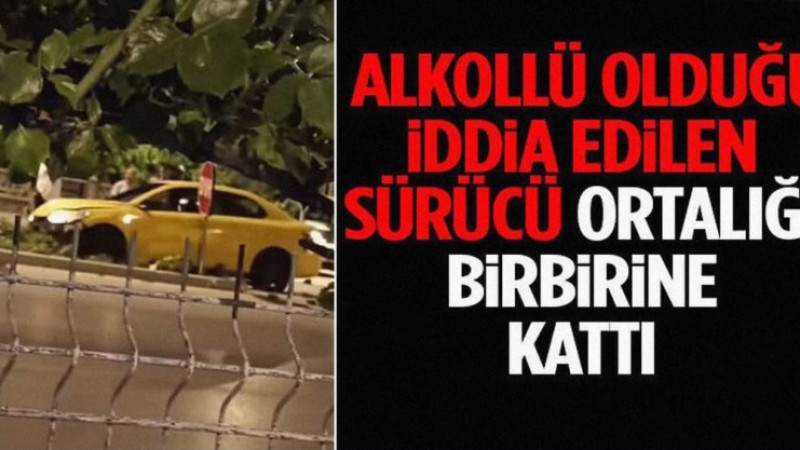 Alkollü Olduğu İddia Edilen Sürücü Ortalığı Birbirine Kattı