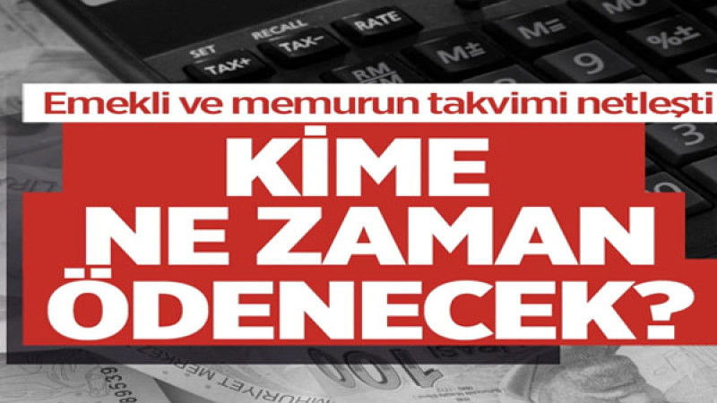 Emekli ve Memurun Zam Takvimi Netleşti! Maaşlar Bu Tarihlerde Hesaplara Yatacak