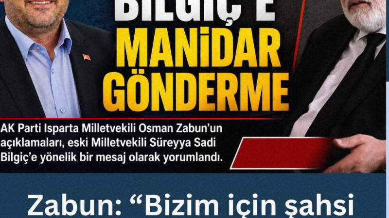 AK Parti Isparta Milletvekili Osman Zabun, Isparta’nın ulaşım yatırımlarıyla ilgili değerlendirmeler