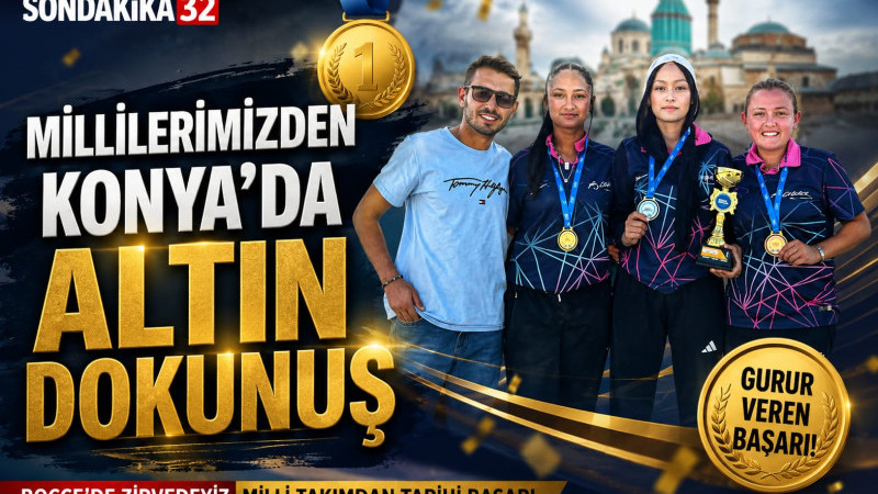  Millilerimizden Konya’da Altın Dokunuş