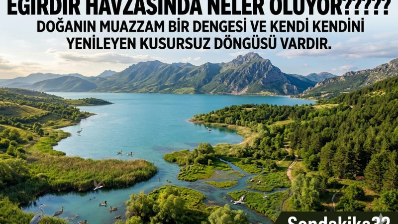 EĞİRDİR HAVZASINDA NELER OLUYOR?????DOĞANIN MUAZZAM BİR DENGESİ VE KENDİ KENDİNİ YENİLİYEN KUSURSUZ 