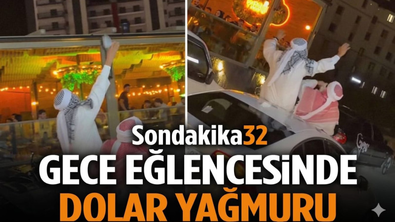 Isparta'da Gece Eğlencesinde Dolar Yağmuru!