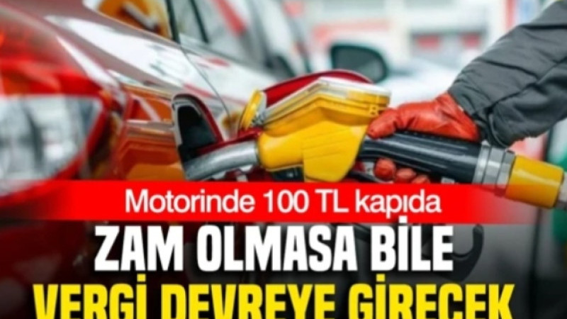 Motorin fiyatında korkulan oluyor son dakikada değişmezse bir ilk olacak