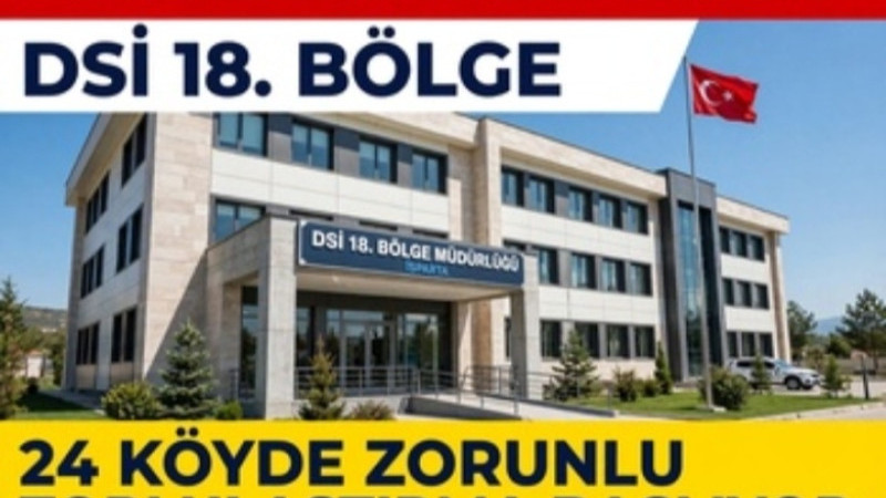 Burdur'a hayırlı olsun: 24 köy ve mahallede zorunlu arazi toplulaştırm