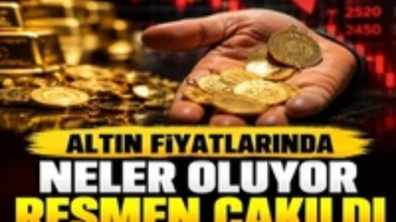 Altın fiyatları çakıldı!