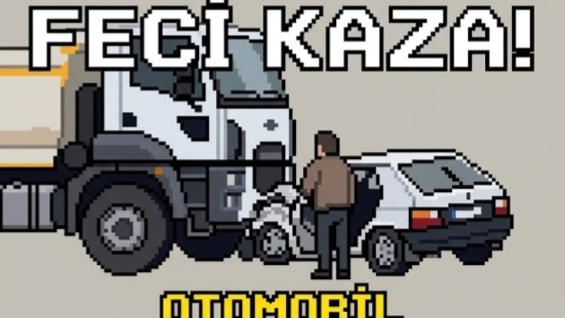ISPARTA’DA FECİ KAZA! OTOMOBİL HAFRİYAT KAMYONUNUN ALTINA GİRDİ