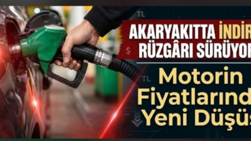 Akaryakıtta İndirim Rüzgârı Sürüyor! Motorin Fiyatlarında Yeni Düşüş