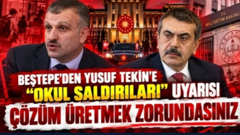 Cumhurbaşkanı Başdanışmanı Oktay Saral’dan Bakan Tekin’e Uyarı 