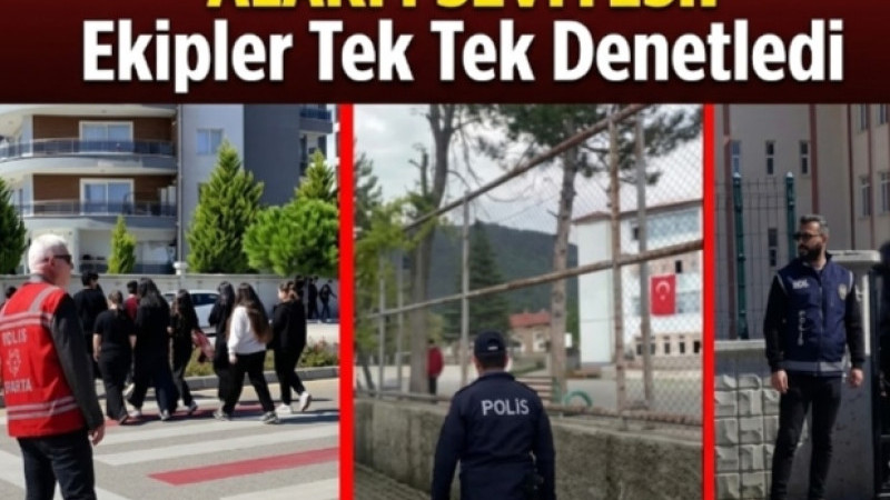 Isparta’da Okul Çevrelerinde Alarm Seviyesi! Ekipler Tek Tek Denetledi