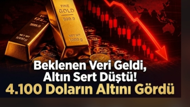 Beklenen Veri Geldi, Altın Piyasasında Sürpriz! Fiyatlar Yön Değiştirdi