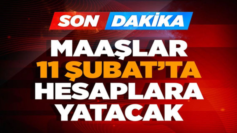 Türkiye genelinde memur maaşları 11 Şubat'ta ödenecek! Emekli maaş ödeme tarihleri