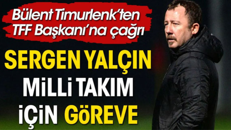 Milli Takım'da Sergen Yalçın sesleri
