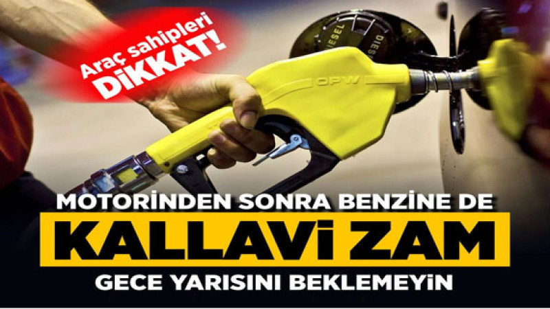 Benzine kallavi zam! Depoları hemen doldurun! 20 Ekim 2023 güncel akaryakıt fiyatları