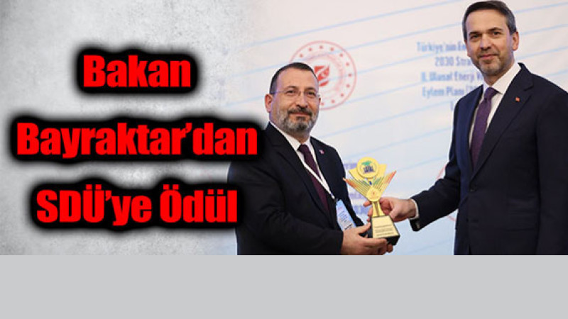 SDÜ, enerji verimliliği yarışmasında üçüncü oldu