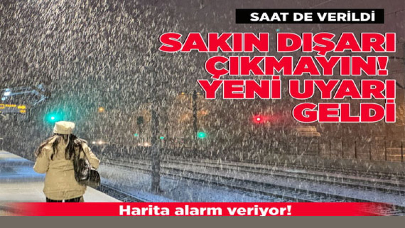 Meteoroloji’den kuvvetli kar yağışı uyarısı! Bu bölgelerde dikkatli olun!