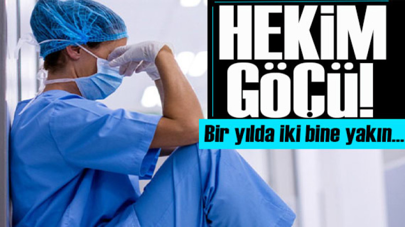 Hekimler yurtdışına kaçıyor, kamuda açık büyüyor
