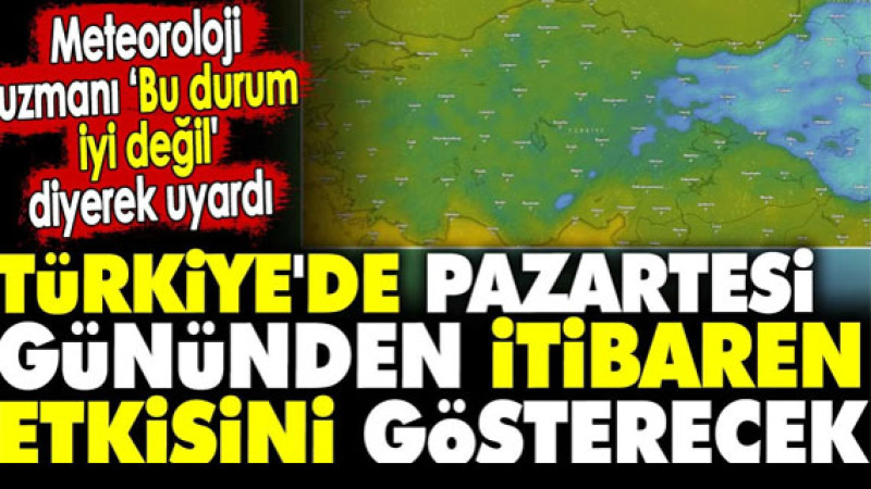 Meteoroloji Uzmanından Kötü Haber: Pazartesi Gününden İtibaren Yağış Yok, Kuraklık Artıyor