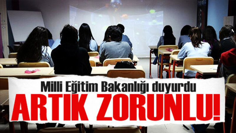 Özel eğitim kurumları için MEB'den yeni kural: Zorunlu hale gelecek