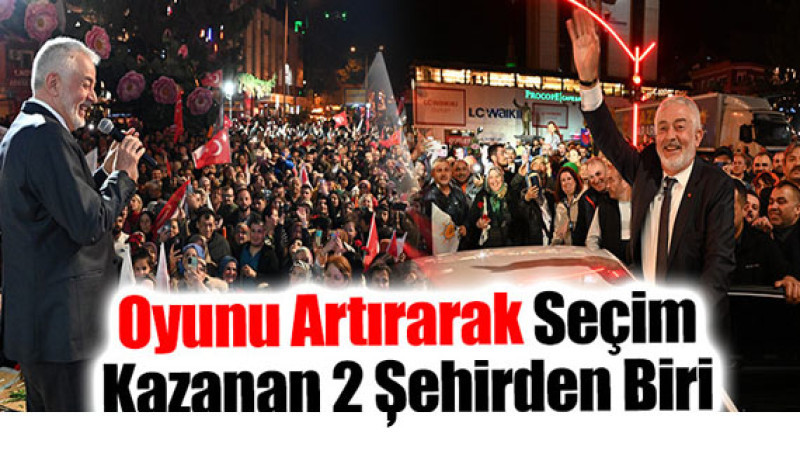 Isparta, oy oranını artırarak seçimi kazanan şehirlerden biri olarak öne çıktı.