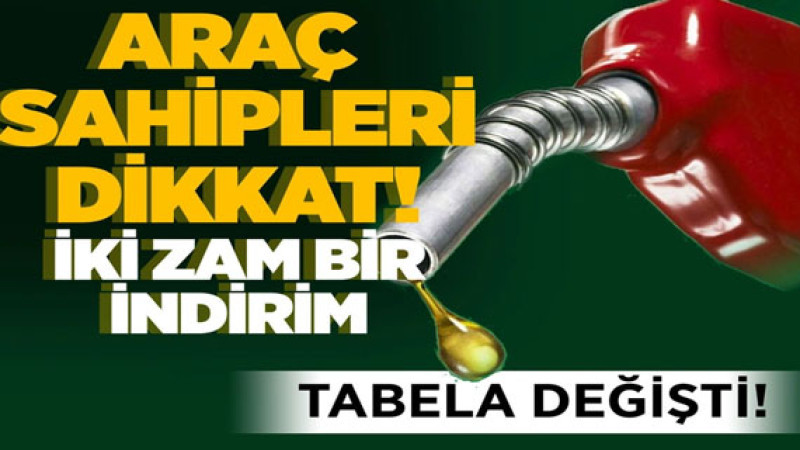 Benzin ve Motorin Fiyatlarına Zam, Otogazda İndirim