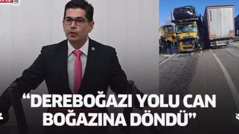 CHP Isparta Milletvekili Yalım Halıcı, Isparta–Antalya Dereboğazı yolunda yaşanan ölümlü kazalar ile