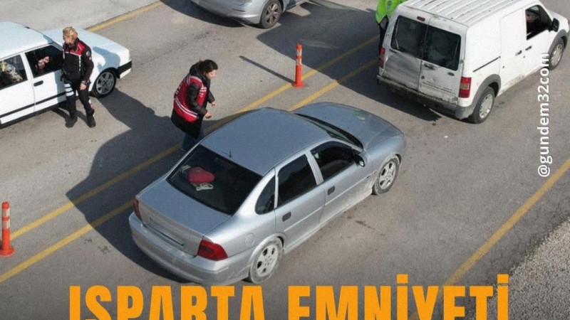 Isparta’da 14-15 Nisan 2026 tarihleri arasında emniyet ekipleri tarafından kent genelinde geniş çapl