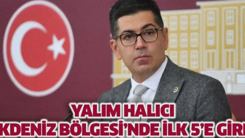 Yalım Halıcı Akdeniz Bölgesi’nde ilk 5’e girdi