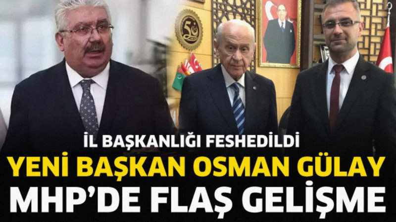 Milliyetçi Hareket Partisi Isparta İl Teşkilatı, parti tüzüğünce feshedildi. MHP Isparta İl Başkanlı