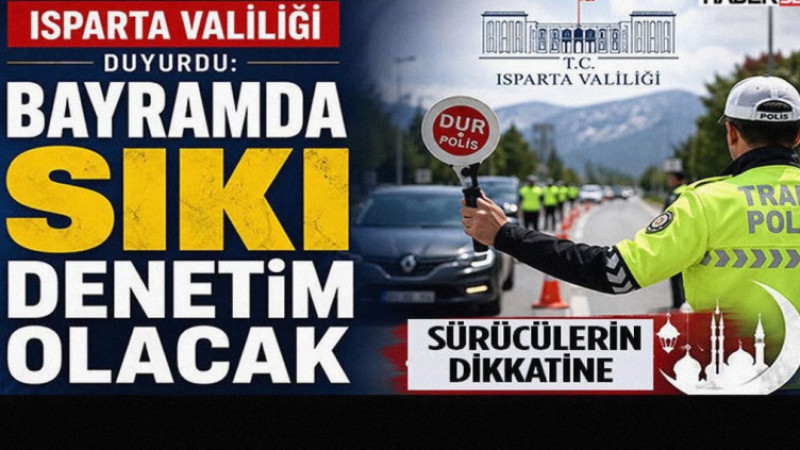 Isparta Valiliği’nden Kamuoyu Duyurusu!
