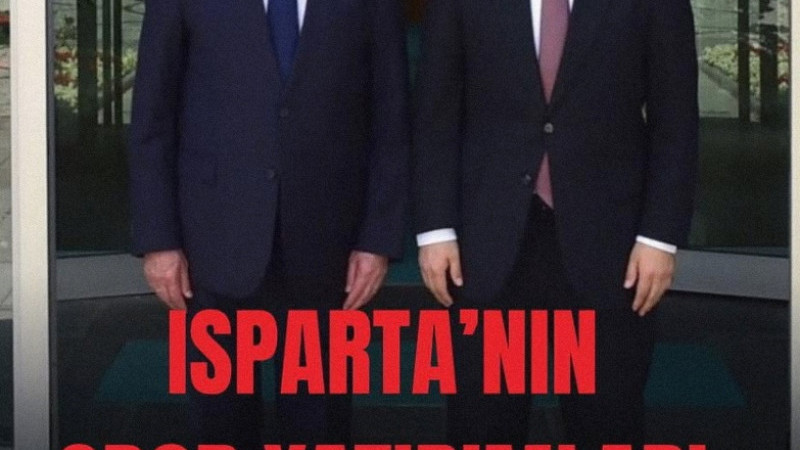 Isparta Belediye Başkanı Şükrü Başdeğirmen, Spor Toto Teşkilat Başkanı Mehmet Ata Öztürk’ü ziyaret 