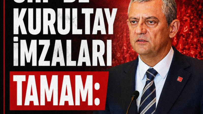 Özgür Özel’in çağrısıyla başlayan olağanüstü kurultay sürecinde, kurultayın toplanması için gerekli